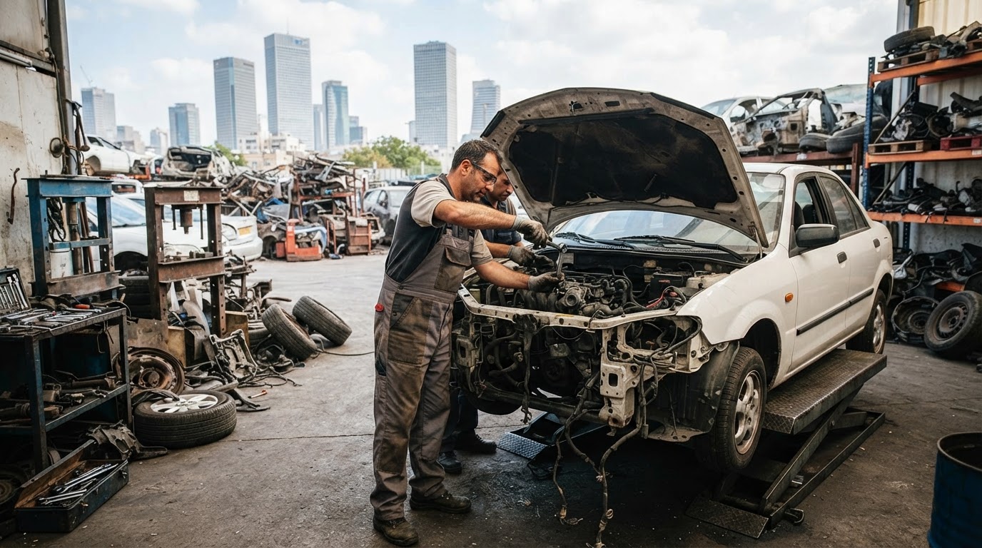 כמה עולה פירוק רכבים בתל אביב