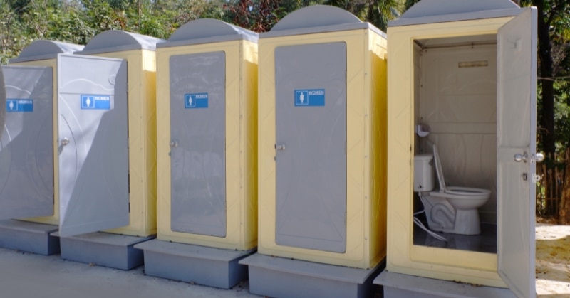 פעם ראשונה שנתקלתי בשירותים ניידים ברמה כל כך גבוהה!